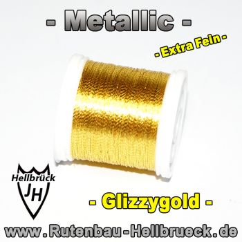 Metallic Bindegarn - Fein - Farbe: Glizzy Gold - Allerbeste Qualität !!!